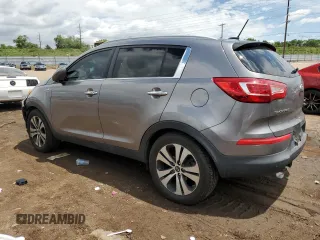 2013 Kia Sportage EX with VIN KNDPCCA25D7402214, listed as a Copart auction lot 60106115 with 146,369 mi miles and Salvage title. Bid and sale history available at DreamBid. Image 2.