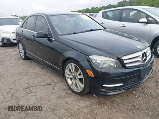 2011 Mercedes-Benz C-Class C 300 Sport with VIN WDDGF5EB7BA528433, listed as a IAAI auction lot 42027704 with 201,232 mi miles. Bid and sale history available at carsss.com. Image 1.