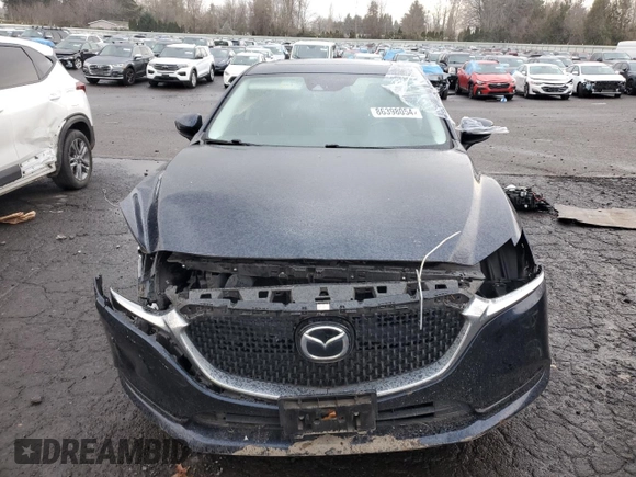 2020 Mazda 6 Grand Touring with VIN JM1GL1TY3L1513321, listed as a Copart auction lot 86398054 with 57,407 mi miles and Salvage Title. Bid and sale history available at DreamBid. Image 5.