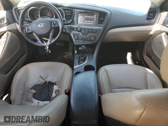 2012 Kia Optima EX with VIN 5XXGN4A72CG044068, listed as a Copart auction lot 53275635 with 153,192 mi miles and Salvage Title. Bid and sale history available at carsss.com. Image 8.