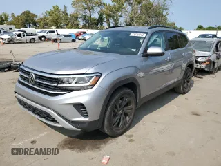 2022 Volkswagen Atlas SE with VIN 1V2WP2CAXNC524539, listed as a Copart auction lot 71230744 with 26,540 mi miles and Salvage title. Bid and sale history available at DreamBid. Image 1.