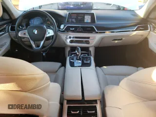 2018 BMW 7 Series 740i with VIN WBA7E2C51JG741931, listed as a Copart auction lot 76929173 with 63,169 mi miles. Bid and sale history available at carsss.com. Image 8.