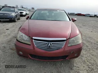 2005 Acura RL with VIN JH4KB16505C004369, listed as a Copart auction lot 48157135 with 246,991 mi miles and Salvage Title. Bid and sale history available at carsss.com. Image 5.