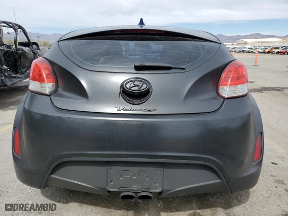 2016 Hyundai Veloster with VIN KMHTC6AD9GU265913, listed as a Copart auction lot 50021385 with 117,156 mi miles and Salvage Title. Bid and sale history available at carsss.com. Image 6.