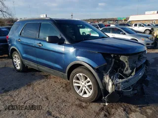 2016 Ford Explorer with VIN 1FM5K7B81GGA43674, listed as a IAAI auction lot 41104977 with 107,129 mi miles. Bid and sale history available at carsss.com. Image 1.