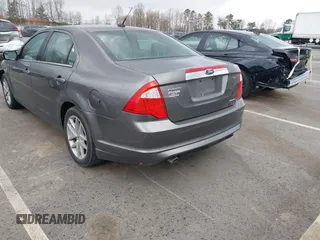 2012 Ford Fusion SEL with VIN 3FAHP0JG5CR275657, listed as a IAAI auction lot 41853331 with 188,225 mi miles. Bid and sale history available at carsss.com. Image 3.