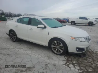 2009 Lincoln MKS with VIN 1LNHM93RX9G613958, listed as a Copart auction lot 49293785 with Not Provided miles and Salvage Title. Bid and sale history available at DreamBid. Image 4.