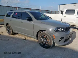 2025 Dodge Durango GT with VIN 1C4RDHDGXSC501321, listed as a Copart auction lot 55216105 with 6,184 mi miles and Salvage title. Bid and sale history available at DreamBid. Image 4.