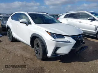 2018 Lexus NX with VIN JTJYARBZ7J2088712, listed as a IAAI auction lot 41808623 with 106,369 mi miles. Bid and sale history available at carsss.com. Image 1.