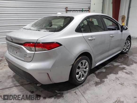 2023 Toyota Corolla Hybrid LE with VIN JTDBDMHE6P3003191, listed as a IAAI auction lot 41562160 with 86,206 mi miles. Bid and sale history available at carsss.com. Image 4.