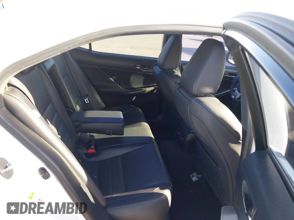 2015 Lexus IS 250 with VIN JTHBF1D27F5058917, listed as a IAAI auction lot 41966824 with 139,051 mi miles and . Bid and sale history available at carsss.com. Image 8.