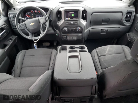 2024 Chevrolet Silverado 1500 Custom with VIN 3GCPDBEK8RG158264, listed as a Copart auction lot 46501385 with 2,382 mi miles and Salvage Title. Bid and sale history available at DreamBid. Image 8.