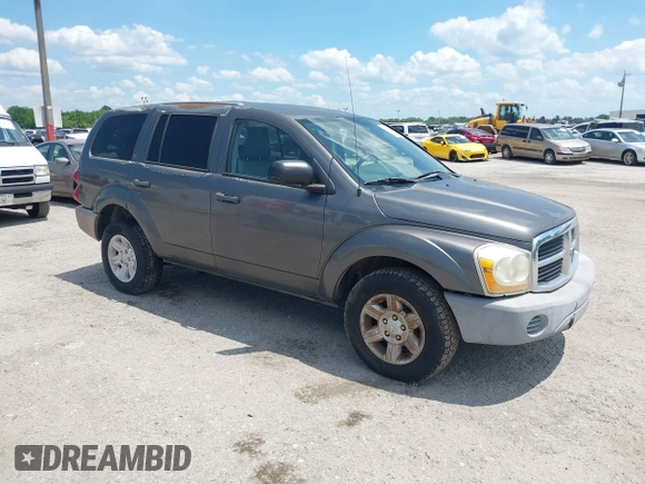 2004 Dodge Durango SXT with VIN 1D4HD38N54F154878, listed as a IAAI auction lot 42208209 with 152,004 mi miles and . Bid and sale history available at DreamBid. Image 1.