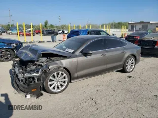 2012 Audi A7 Prestige with VIN WAU2GAFC0CN092999, listed as a Copart auction lot 56055975 with 93,171 mi miles and Salvage title. Bid and sale history available at DreamBid. Image 1.