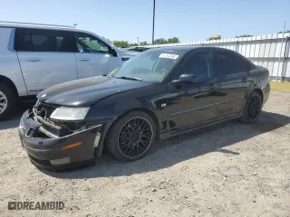 2004 Saab 9-3 with VIN YS3FD45Y441035265, listed as a Copart auction lot 54264395 with 143,667 mi miles and Salvage Title. Bid and sale history available at carsss.com. Image 1.