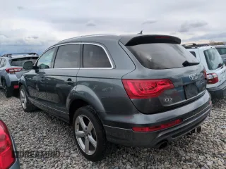 2013 Audi Q7 3.0T S line Prestige with VIN WA1DGAFEXDD016754, listed as a Copart auction lot 48603125 with 184,297 mi miles and Salvage Title. Bid and sale history available at carsss.com. Image 2.