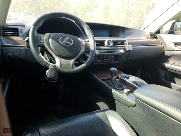 2014 Lexus GS 350 with VIN JTHBE1BL1E5043858, listed as a Copart auction lot 52576885 with 105,033 mi miles and Salvage Title. Bid and sale history available at carsss.com. Image 8.