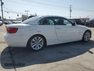 2013 BMW 3 Series 328i with VIN WBADW7C58DE732558, listed as a Copart auction lot 52032355 with 38,778 mi miles and Salvage Title. Bid and sale history available at carsss.com. Image 3.