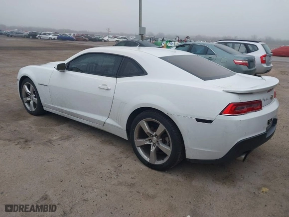 2014 Chevrolet Camaro LT with VIN 2G1FG1E39E9227580, listed as a IAAI auction lot 41517783 with 210918 miles. Bid and sale history available at carsss.com. Image 3.