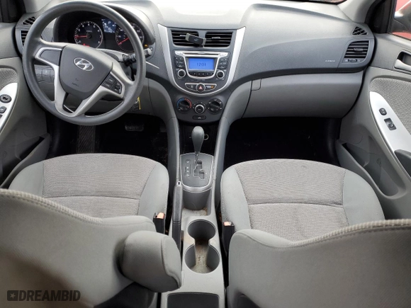 2013 Hyundai Accent GL with VIN KMHCT5AEXDU137369, listed as a Copart auction lot 83940744 with 114,521 mi miles and Salvage Title. Bid and sale history available at carsss.com. Image 8.