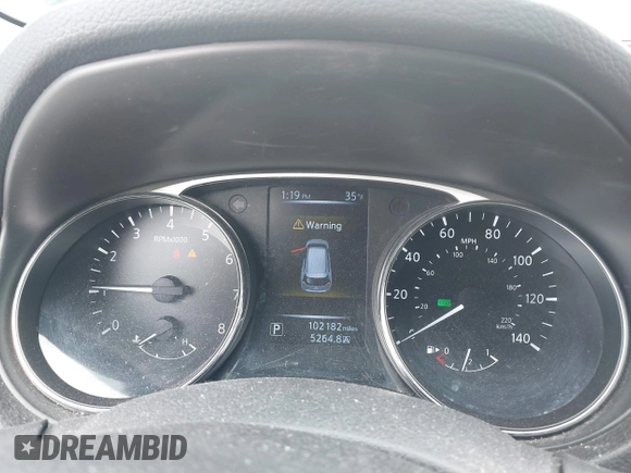 2016 Nissan Rogue SL with VIN 5N1AT2MVXGC896051, listed as a IAAI auction lot 41684560 with 102,182 mi miles and . Bid and sale history available at DreamBid. Image 7.