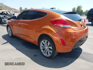 2012 Hyundai Veloster w/Gray Int with VIN KMHTC6ADXCU037879, listed as a IAAI auction lot 42093850 with 189,991 mi miles and . Bid and sale history available at DreamBid. Image 3.