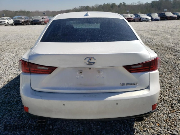 2016 Lexus IS 200t with VIN JTHBA1D22G5017417, listed as a Copart auction lot 46796445 with 97,721 mi miles and Salvage Title. Bid and sale history available at DreamBid. Image 6.