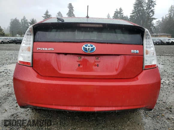 2010 Toyota Prius II with VIN JTDKN3DU6A0035457, listed as a Copart auction lot 52204705 with 97,827 mi miles and Salvage Title. Bid and sale history available at carsss.com. Image 6.