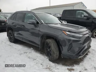 2022 Toyota RAV4 with VIN 2T34WRFV7NW142811, listed as a Copart auction lot 86429724 with 57,244 mi miles and Salvage title. Bid and sale history available at DreamBid. Image 4.