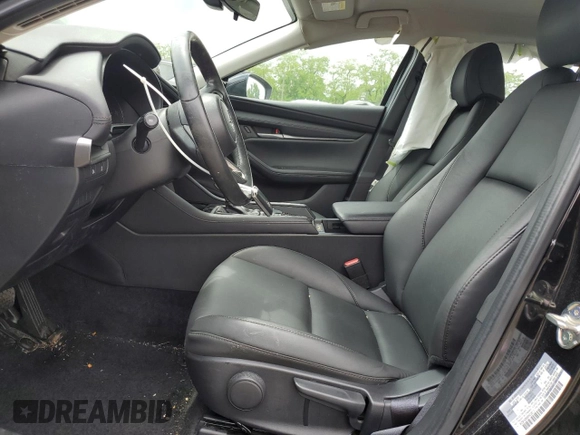 2024 Mazda 3 S Select Sport with VIN 3MZBPABM6RM403613, listed as a Copart auction lot 57187045 with 19,546 mi miles and Salvage title. Bid and sale history available at DreamBid. Image 7.