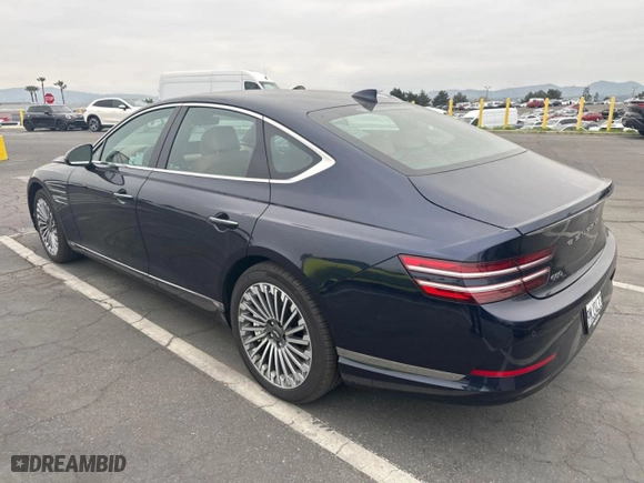 2024 Genesis Electrified G80 Advanced with VIN KMTGE4S15RU007840, listed as a Copart auction lot 51108535 with 6,072 mi miles and Clean Title. Bid and sale history available at carsss.com. Image 14.
