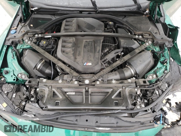 2023 BMW M4 Competition with VIN WBS33AZ03PCL68087, listed as a Copart auction lot 87450254 with 33,398 mi miles and Salvage Title. Bid and sale history available at carsss.com. Image 13.