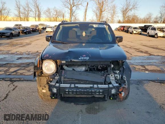 2020 Jeep Renegade Latitude with VIN ZACNJBBB6LPL85654, listed as a Copart auction lot 42907475 with 32,168 mi miles and Salvage Title. Bid and sale history available at carsss.com. Image 5.