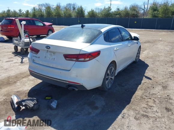 2018 Kia Optima S z VIN 5XXGT4L31JG256876, wystawiony jako IAAI lot #42046732 z przebiegiem 115 746 mil mil oraz . Historia ofert i sprzedaży dostępna na DreamBid. Obrazek 4.