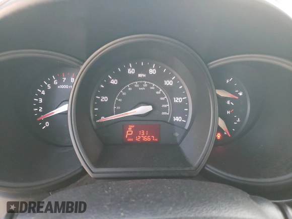 2017 Kia Rio LX with VIN KNADM4A30H6028893, listed as a Copart auction lot 73523594 with 127,667 mi miles and Clean Title. Bid and sale history available at DreamBid. Image 9.
