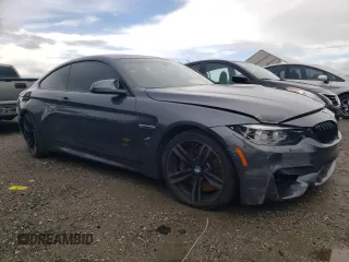 2018 BMW M4 with VIN WBS4Y9C53JAC86052, listed as a Copart auction lot 37065443 with 14,598 mi miles. Bid and sale history available at carsss.com. Image 4.