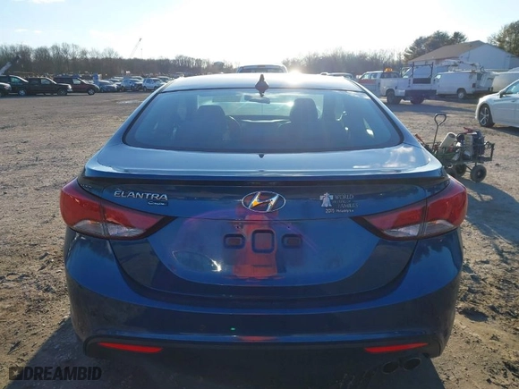 2014 Hyundai Elantra Coupe with VIN KMHDH6AH0EU027924, listed as a IAAI auction lot 41646158 with NaN miles. Bid and sale history available at carsss.com. Image 16.