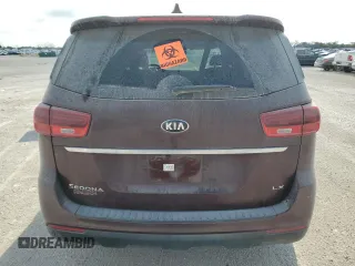 2020 Kia Sedona LX with VIN KNDMB5C16L6625338, listed as a Copart auction lot 68934524 with Not Provided miles and Salvage Title. Bid and sale history available at carsss.com. Image 6.