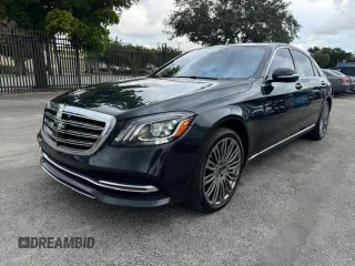 2020 Mercedes-Benz S-Class S 560 with VIN W1KUG8DB7LA559539, listed as a Copart auction lot 85827794 with 26,014 mi miles and Non Repairable. Bid and sale history available at carsss.com. Image 1.