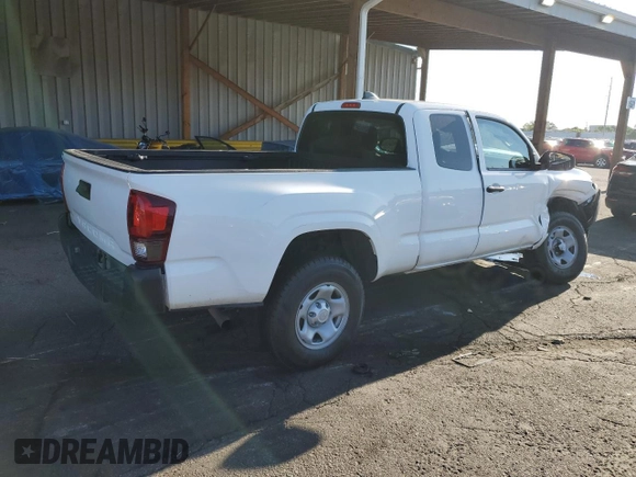 2021 Toyota Tacoma SR with VIN 3TYRX5GN8MT016665, listed as a Copart auction lot 57686725 with 53,631 mi miles and Salvage title. Bid and sale history available at DreamBid. Image 3.