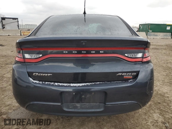 2014 Dodge Dart Aero with VIN 1C3CDFDH9ED678058, listed as a Copart auction lot 41396525 with 137,264 mi miles and Salvage Title. Bid and sale history available at carsss.com. Image 6.