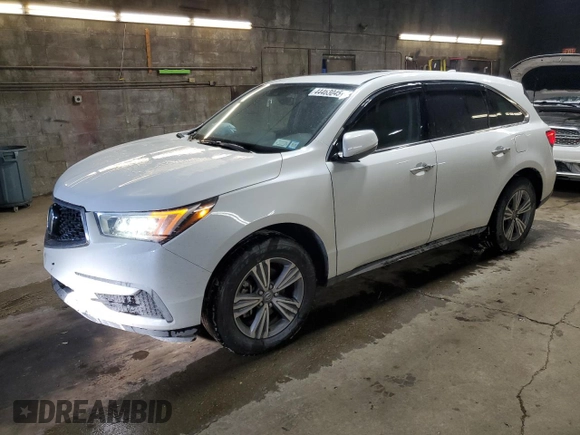 2020 Acura MDX with VIN 5J8YD4H36LL057904, listed as a Copart auction lot 44463045 with 60,436 mi miles and Salvage Title. Bid and sale history available at carsss.com. Image 1.