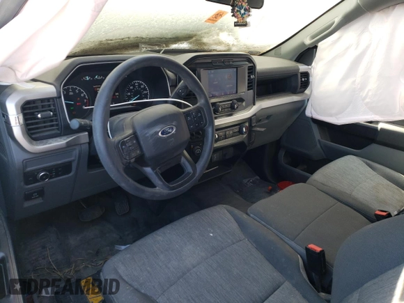 2022 Ford F-150 XL with VIN 1FTFX1E55NKD39753, listed as a Copart auction lot 87063394 with 50,191 mi miles and Salvage title. Bid and sale history available at DreamBid. Image 8.