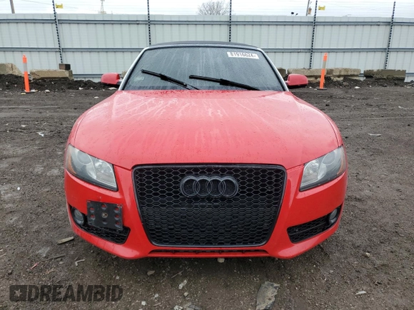2011 Audi A5 Premium z VIN WAUCFAFH7BN017668, wystawiony jako Copart lot #81916624 z przebiegiem 105 669 mil mil oraz Szkoda całkowita • Salvage title. Historia ofert i sprzedaży dostępna na DreamBid. Obrazek 5.