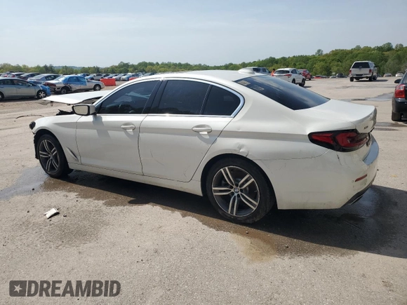 2021 BMW 5 Series 530i xDrive with VIN WBA13BJ04MWX11514, listed as a Copart auction lot 54208715 with Not Provided miles and Clean Title. Bid and sale history available at carsss.com. Image 2.
