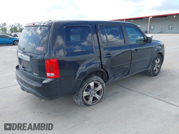 2013 Honda Pilot EX-L with VIN 5FNYF3H51DB019778, listed as a IAAI auction lot 40711477 with 165,505 mi miles and . Bid and sale history available at DreamBid. Image 4.