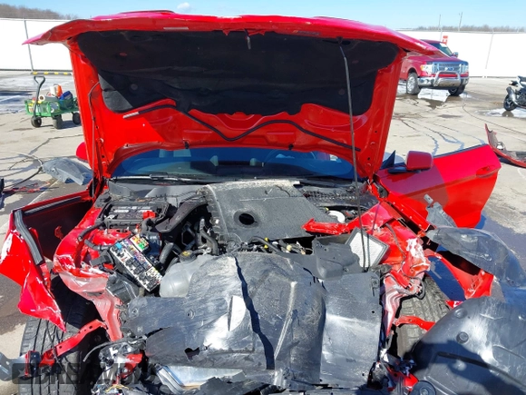 2022 Ford Mustang EcoBoost with VIN 1FA6P8TH1N5126504, listed as a IAAI auction lot 41850458 with 13,826 mi miles and . Bid and sale history available at DreamBid. Image 10.