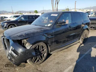 2017 Land Rover Range Rover Sport HSE Dynamic with VIN SALWV2FV4HA143185, listed as a Copart auction lot 46954895 with 81,128 mi miles and Salvage Title. Bid and sale history available at carsss.com. Image 1.