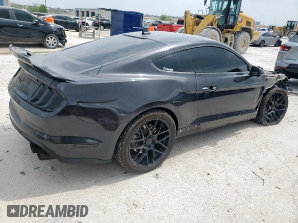 2022 Ford Mustang GT with VIN 1FA6P8CF8N5145937, listed as a Copart auction lot 51089885 with 21,948 mi miles and Salvage title. Bid and sale history available at DreamBid. Image 3.
