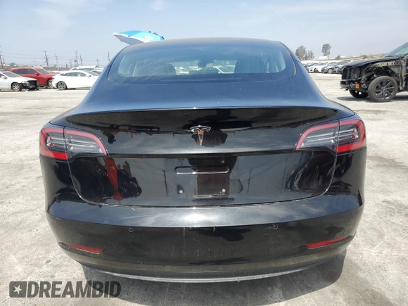 2018 Tesla Model 3 Long Range Battery with VIN 5YJ3E1EA6JF176429, listed as a Copart auction lot 53272005 with 46,243 mi miles and Salvage Title. Bid and sale history available at DreamBid. Image 6.